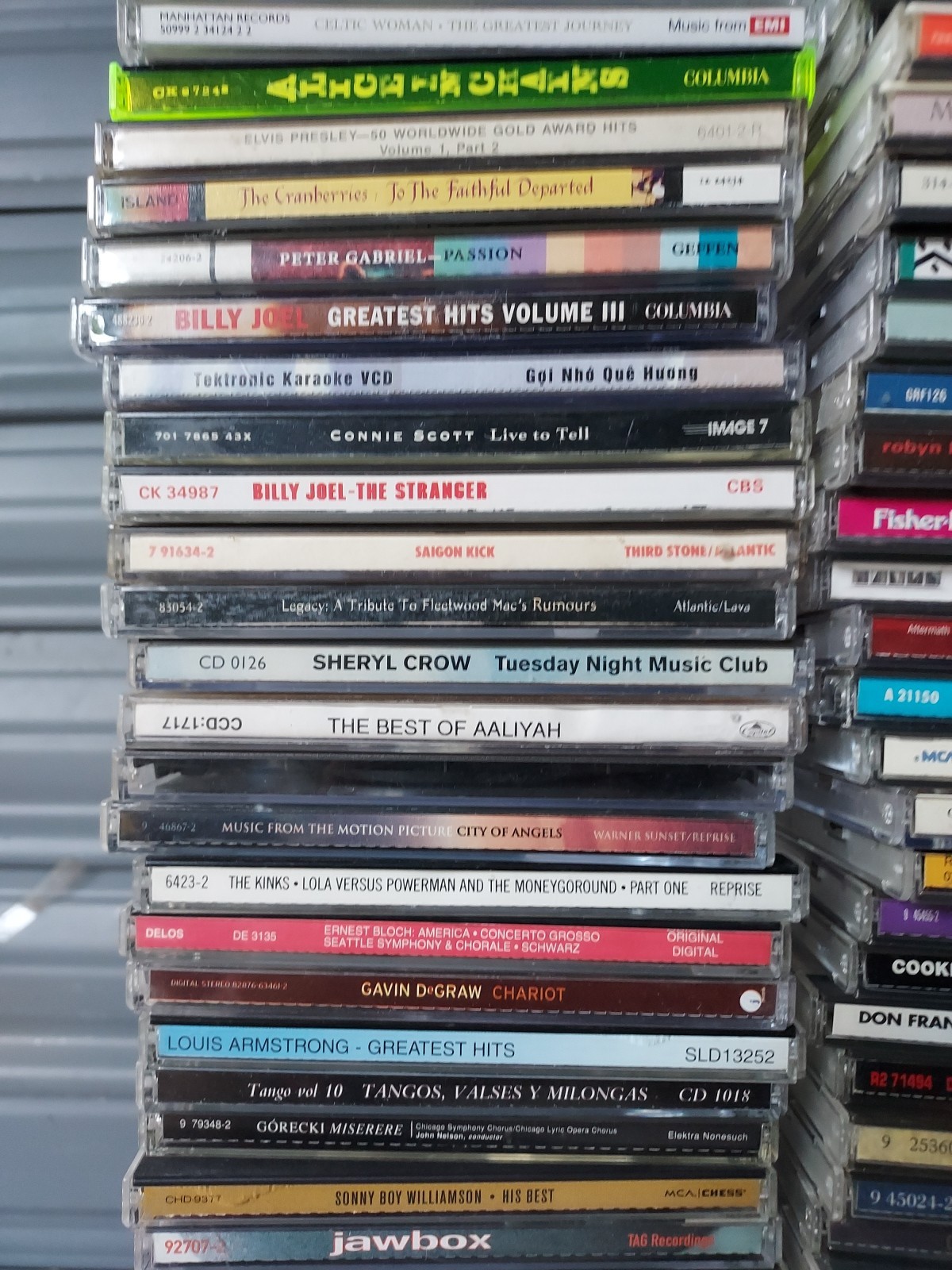 Retro Cd Collection Lot Of 90 Vintage Cd Collection W/ Rock & Moreš„Estate Sale CDs, See ...