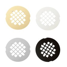 Strong Round Steel Shower Drain Cover 108mm Quick Install Bathroom Essential