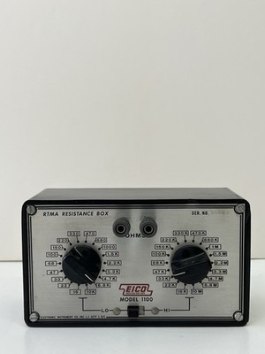 1960 s Northwestern University Vintage EICO Model 1100 Bakelite RTMA Resistance