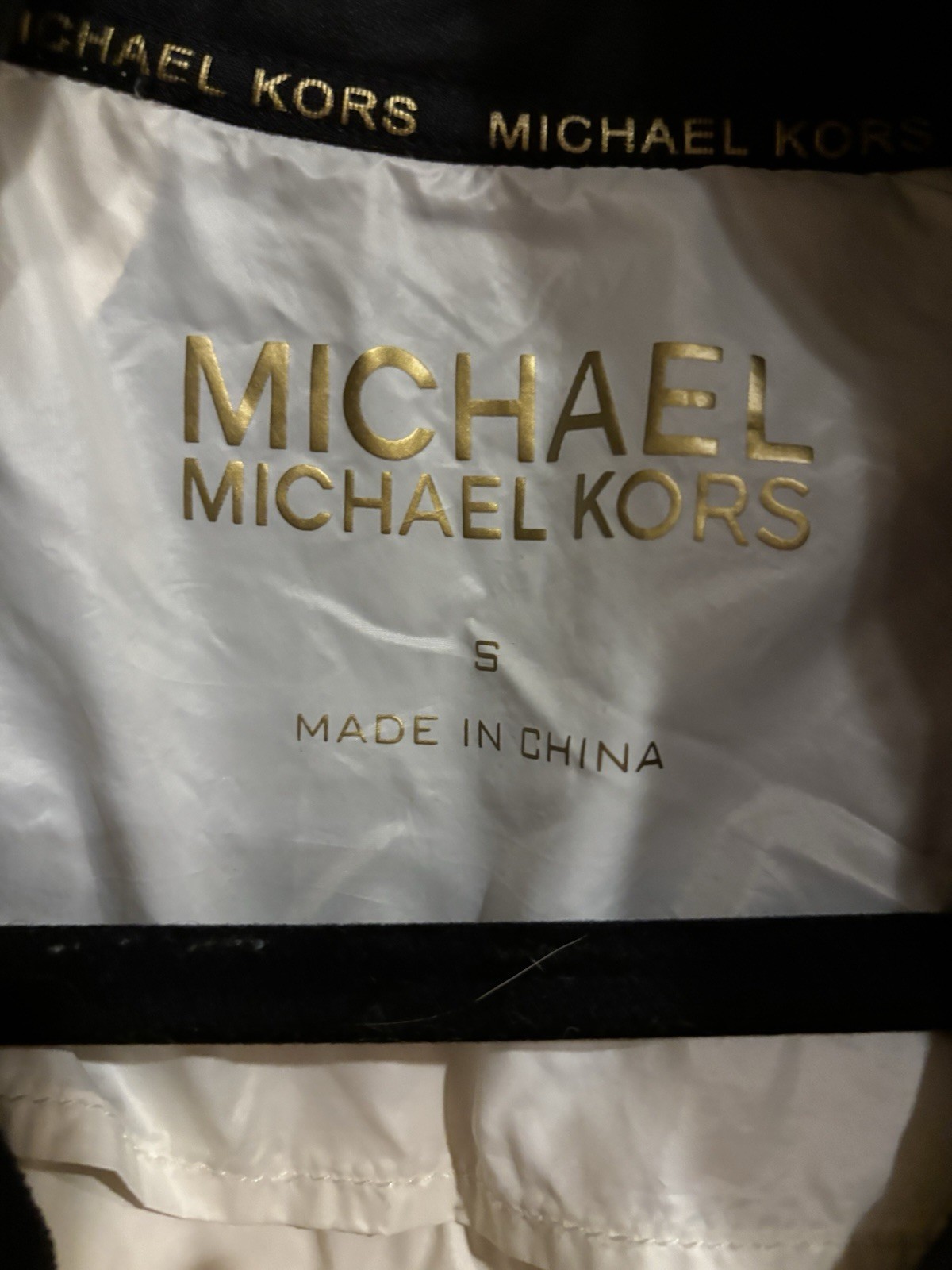 Michael Kors Zip Up Quilted Jacket Size 6 thumbnail 2