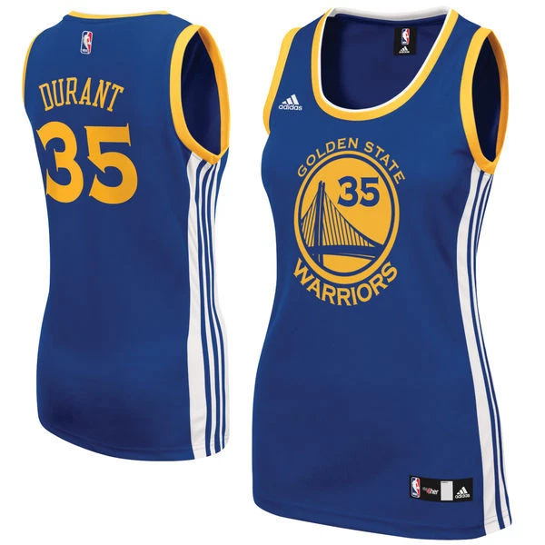 Genuine adidas NBA4Her Kevin Durant #35 Blue Jersey Golden State Warriors |  eBay