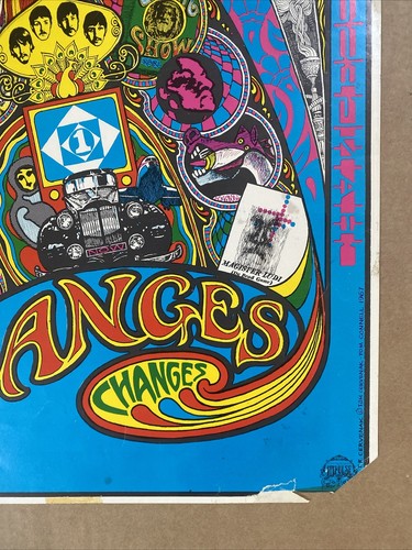 Changes Vintage Poster 1960s Collage Beatles Timothy Leary Dylan Psychedelic - 第 7/9 張圖片