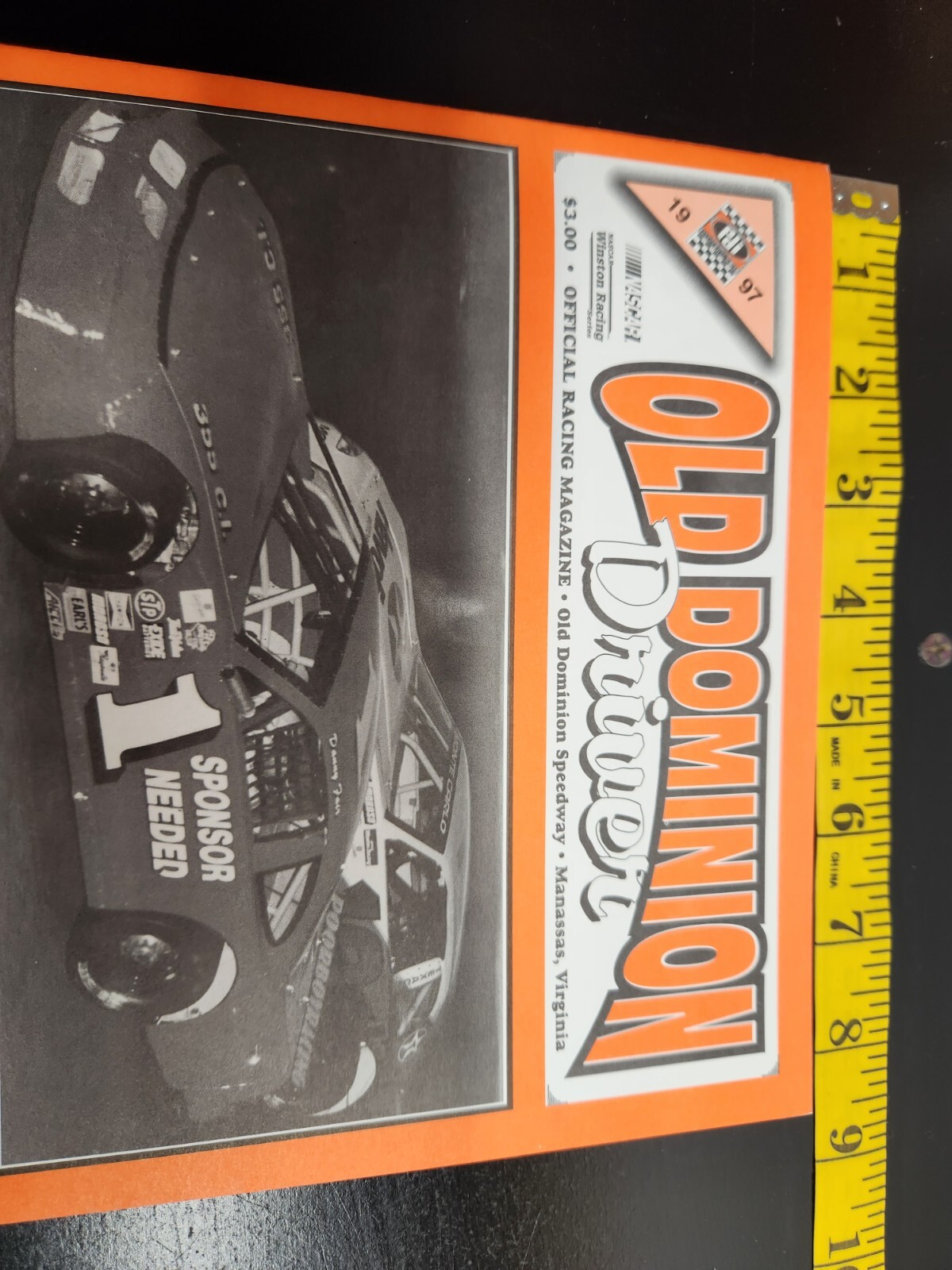 NASACR Old Dominion Driver 1997 Racing Program Old Dominion Raceway