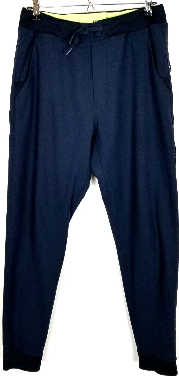 Birddogs Men Jogger Golf Pants Size L Navy Drawstring Waist