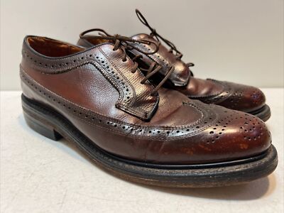 British Walkers Wingtip Oxford Custom Dress Shoes Men Size 7D