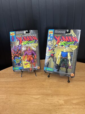 X-Men/X-Force Evil Mutants-Lot of 4-NIB-Gideon/Krule/Mojo/Slayback-ToyBiz