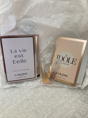 New Lancome La Vie Est Belle L eau De Parfum & Idole Le Parfum Size 1.2ml Each