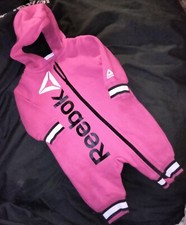 Baby Reebok 0/3 Mths Suit w/Hood