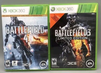 LOT Of 2 Games: XBOX 360: Battlefield 3 & 4 (No Manuals) Discs Are Perfect! 
