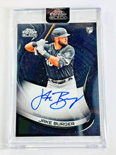 2022 Topps Chrome Black Autographs #CBAJBU Jake Burger Chicago White Sox