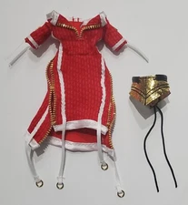 LOL Surprise OMG Fierce Swag Doll  Red Dress & Gold Belt