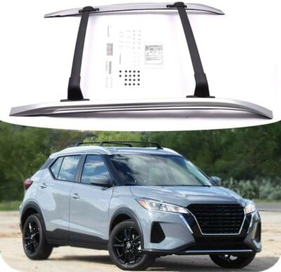 4Pcs Roof Rail Rack Side Rail Bar Cross Bars Fits for Nissan Kicks 2017-2024