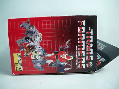 K24i55092 SLAG CIB 100% COMPLETE IN BOX DINOBOT 1985 G1 TRANSFORMERS ORIGINAL - Picture 4 of 17