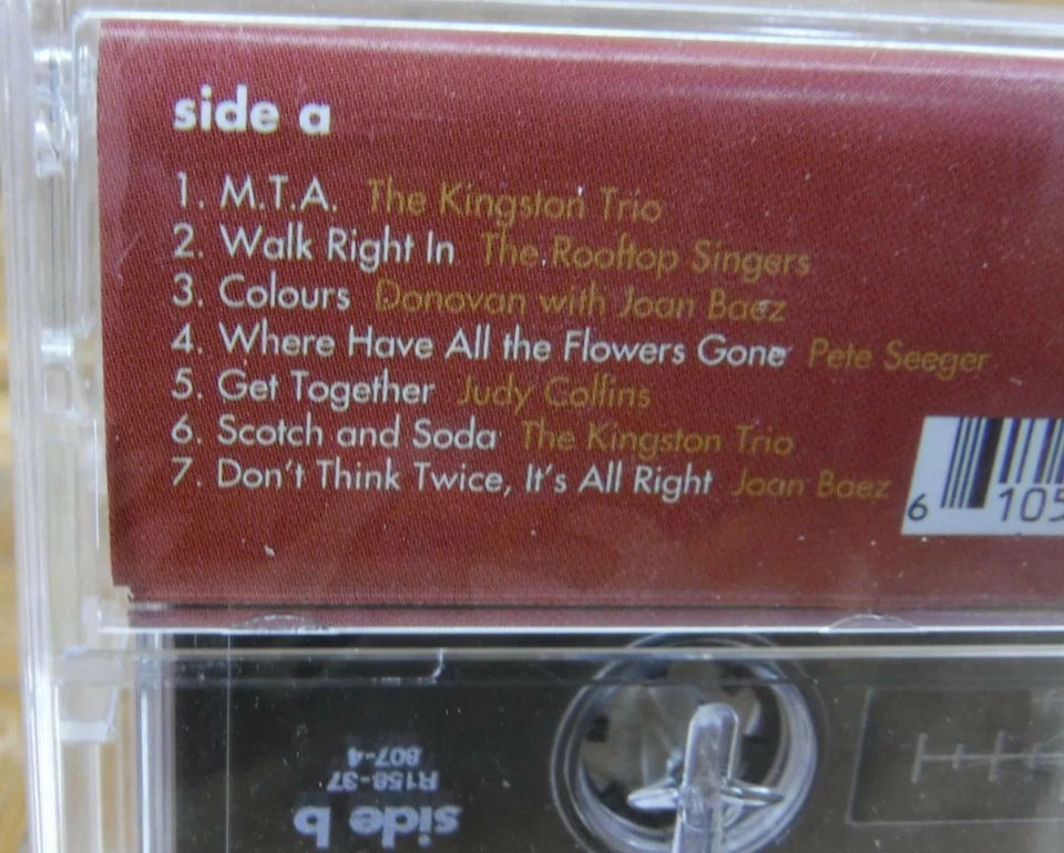 Vintage Cassette Tape LIVE AT NEWPORT Folk Festival NEW Factory Sealed - Image 4 of 4