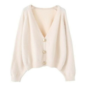 fluffy cardigan top