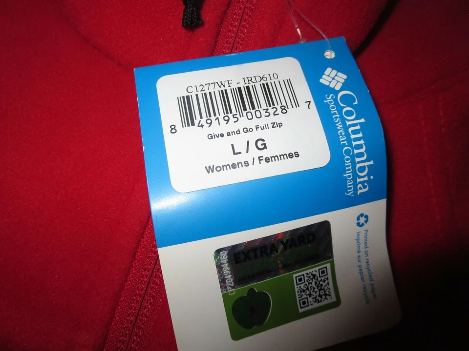 Ohio State Buckeyes OSU Fútbol Columbia Chaqueta Polar Mujer LG L NUEVA NUEVA CON ETIQUETAS  Foto 4 de 4