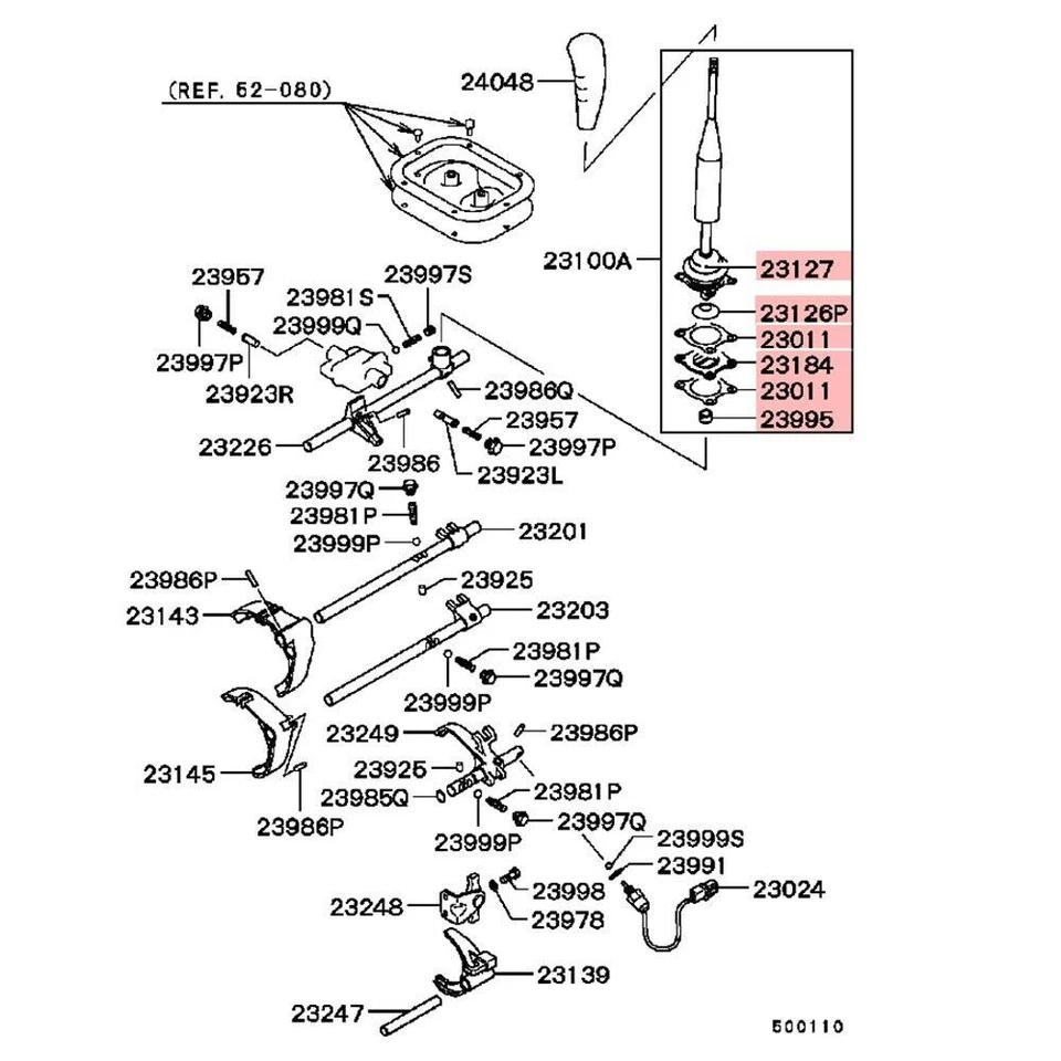 Kit de reparación de nivel de transmisión manual para Mitsubishi Pajero Montero Sport Nativa Foto 2 de 4