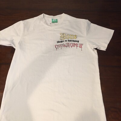 2023LazyieGear,BoneThugs N Harmony,Creepiness On Ah Come Up, New White Medium 