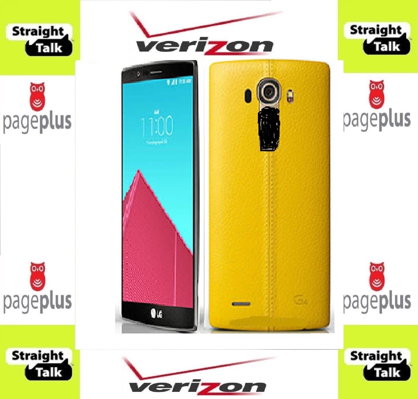 The Price of LG G4 VS986 32 GB Yellow  STRAIGHT TALK Page Plus Verizon 4g LTE | LG Phone