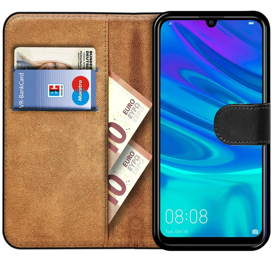 Schutz Hülle Für Huawei P Smart 2019 Handy Klapp Schutz Tasche Book Flip Case - Bild 2 von 4