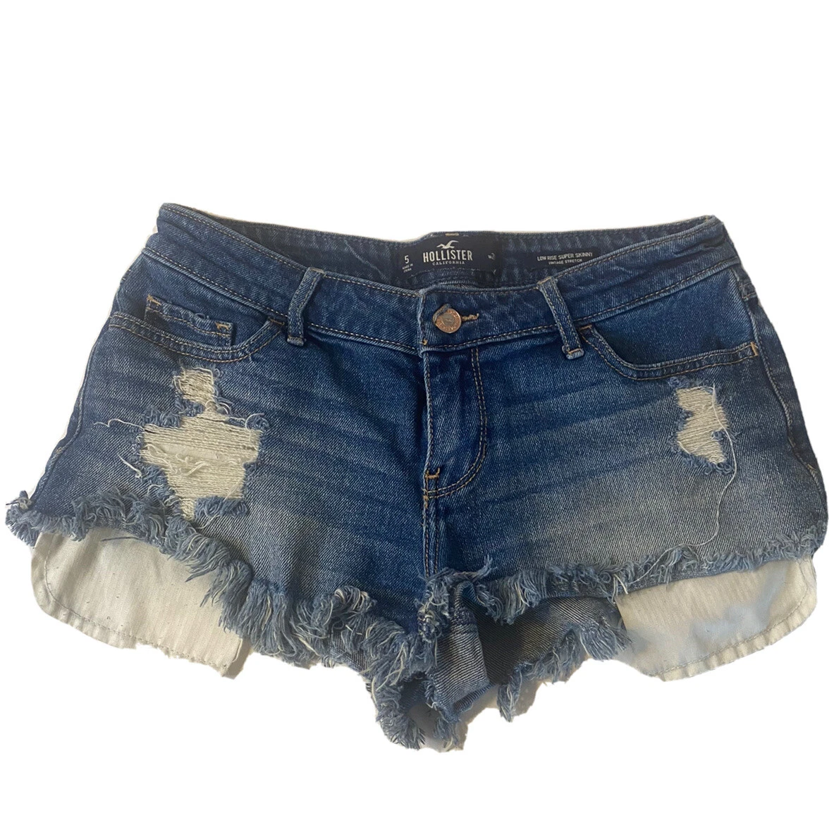 Hollister, Shorts, Hollister Jean Stretch Shorts Size 5