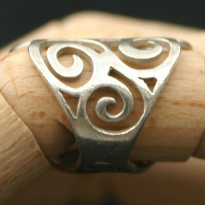 TOUS Sterling Swirling Loops Curly Cues Ring sz 5.5 | eBay