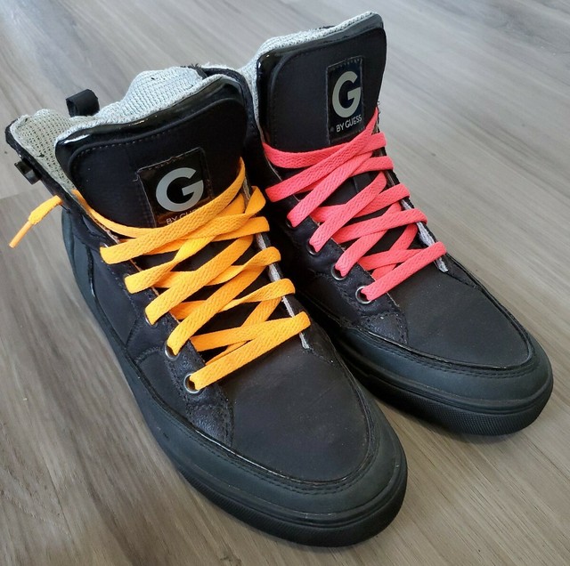 g by guess black sneakers