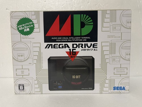 Sega Mega Drive Mini 16 Bit Genesis Black MEGADRIVE Classic Games mit Controller - Bild 2 von 12