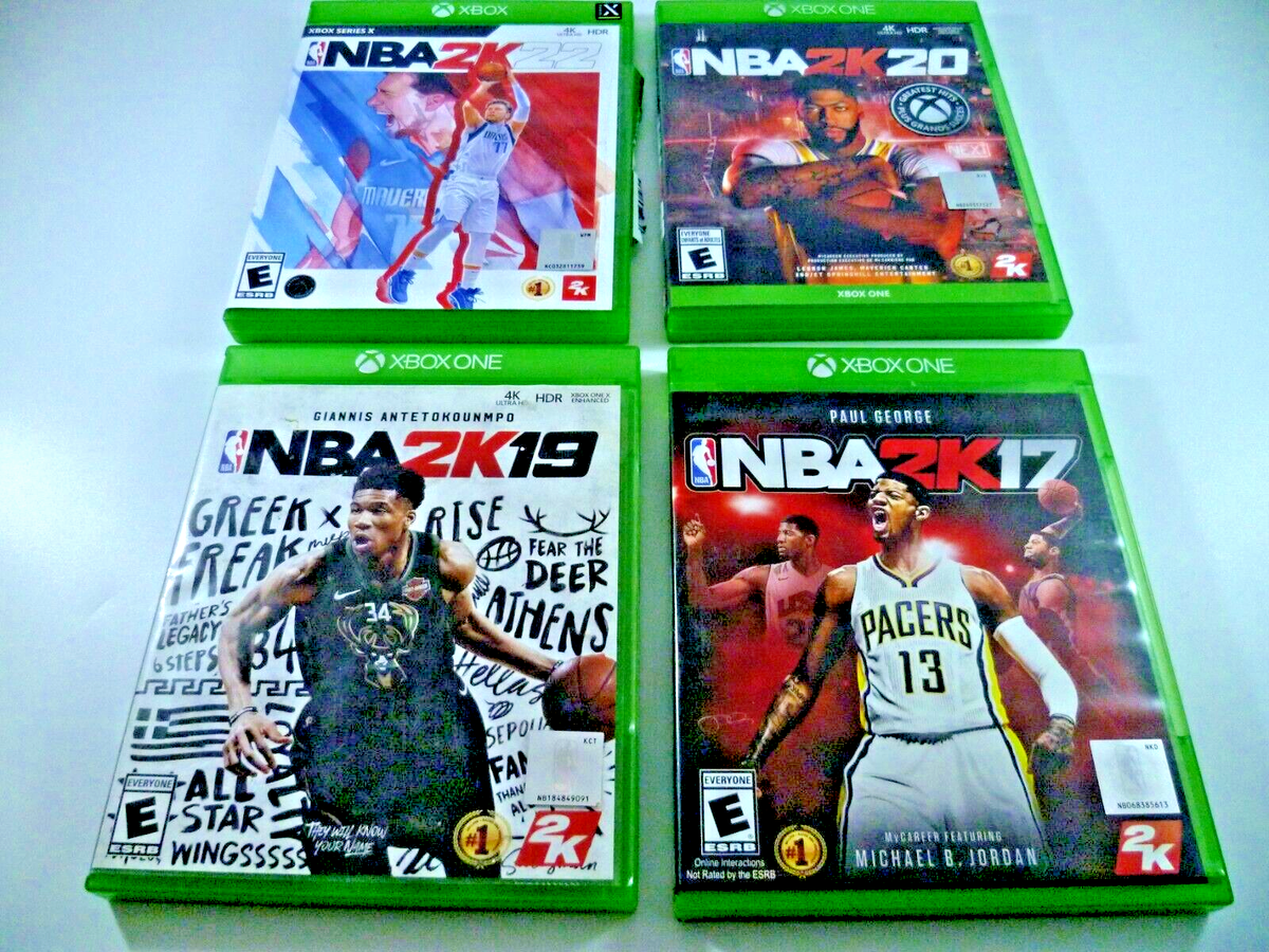LOT OF XBOX ONE GAMES NBA 2K22 NBA 2K17 NBA 2K20 NBA 2K19 TESTED WORKING