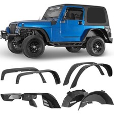 For 1997-2006 Jeep Wrangler Tj Fender Flares Inner Fender Liners Front Rear For 1997-2006 Jeep Wrangler Tj Fender Flares Inner Fender Liners Front Rear