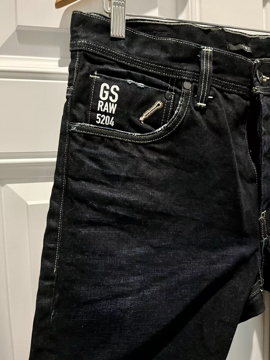 G STAR Raw Jeans Mens 32 X 25 5204 Button Fly Straight Denim