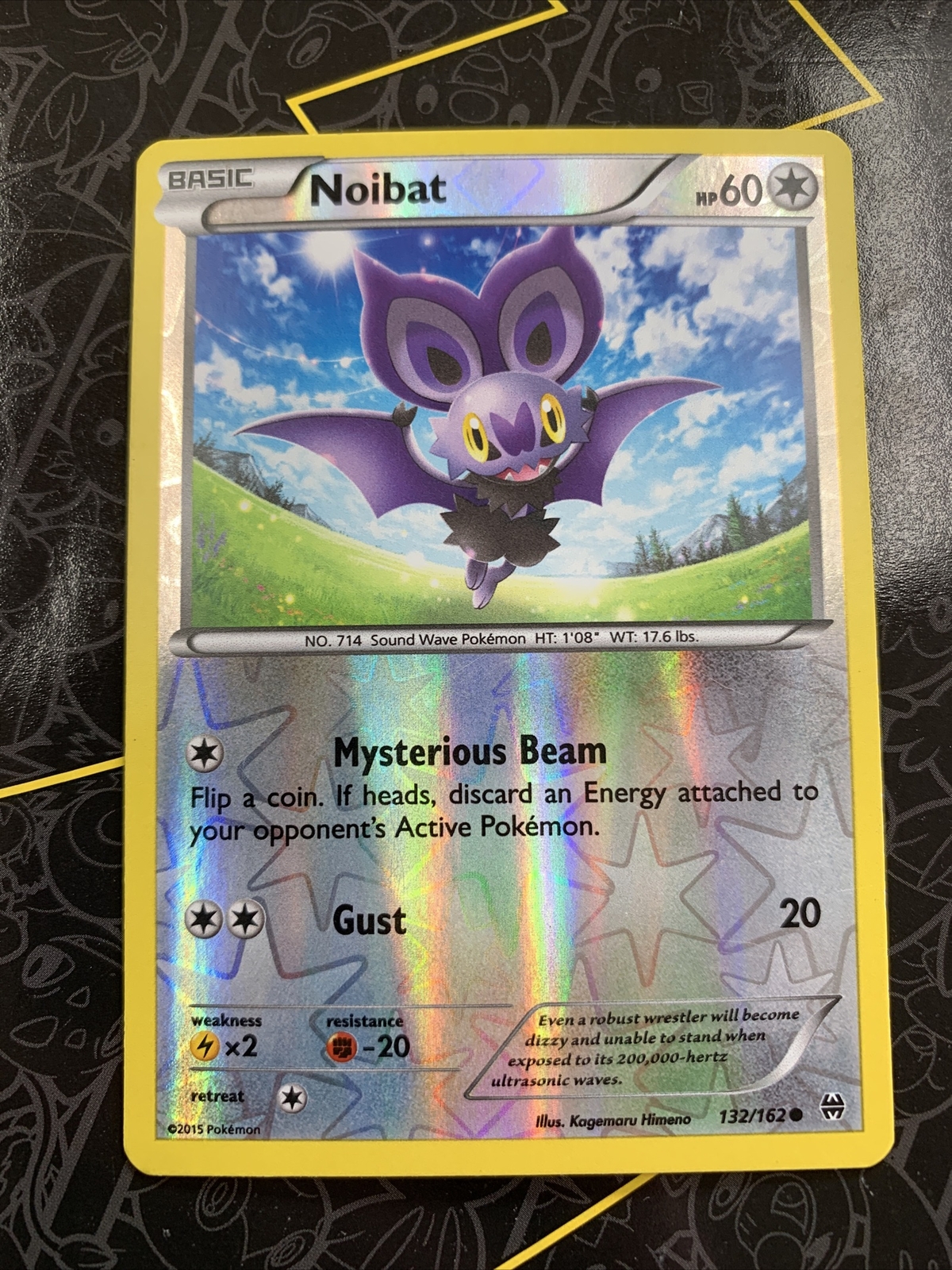 Pokémon TCG Card Noibat BREAKthrough 132/162 Reverse Holo Pokemon