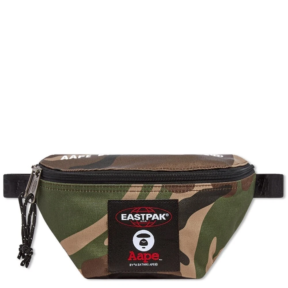 BATHING APE AAPE X EASTPAK WAIST BAG SHOULDER BAG CAMO SUPREME ✨GREAT  CONDITION✨