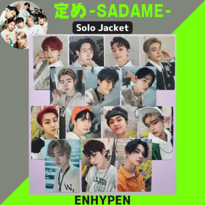 ENHYPEN Sadame Solo Jacket Photo Card JP 1st Album En- Photocard