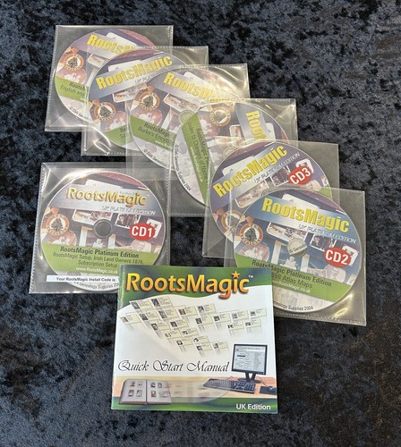 RootsMagic UK Platinum Edition - PC CD-ROM - Kompletny pakiet - Rzadki 2005/6 Vintage - Zdjęcie 2 z 5