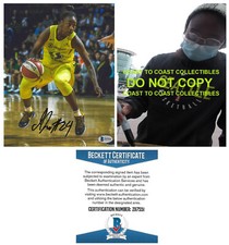 Jewell Loyd signed Seattle Storm basketball 8x10 photo proof Beckett COA