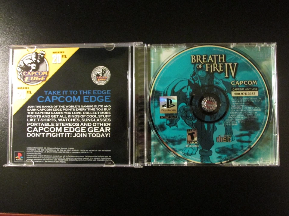 Breath of Fire IV (SONY PlayStation 1, 2000) PS1 PSX PRISTINE COMPLETE NEW MINT - Image 2 of 4