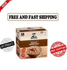 Quaker Instant Oatmeal, Maple & Brown Sugar, Individual Packets, 1.51 Ounce (Pac