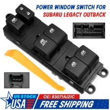 For 2013-2017 Subaru Legacy Outback Master Power Window Control Switch Driver