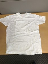 Lot Of 5 Hanes Crew Comfortsoft White Cotton Boys T-Shirt SS Youth Loose XL