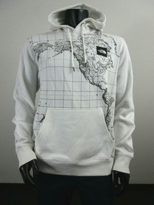 white north face sweatshirt