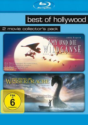 Amy und die Wildgänse + Mein Freund, der Wasserdrache # 2-BLU-RAY-NEU