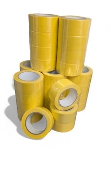 SELECT 50mm x 33m Heavy Duty PVC High Visibility Floor Lane Line Marking Tape - Yellow