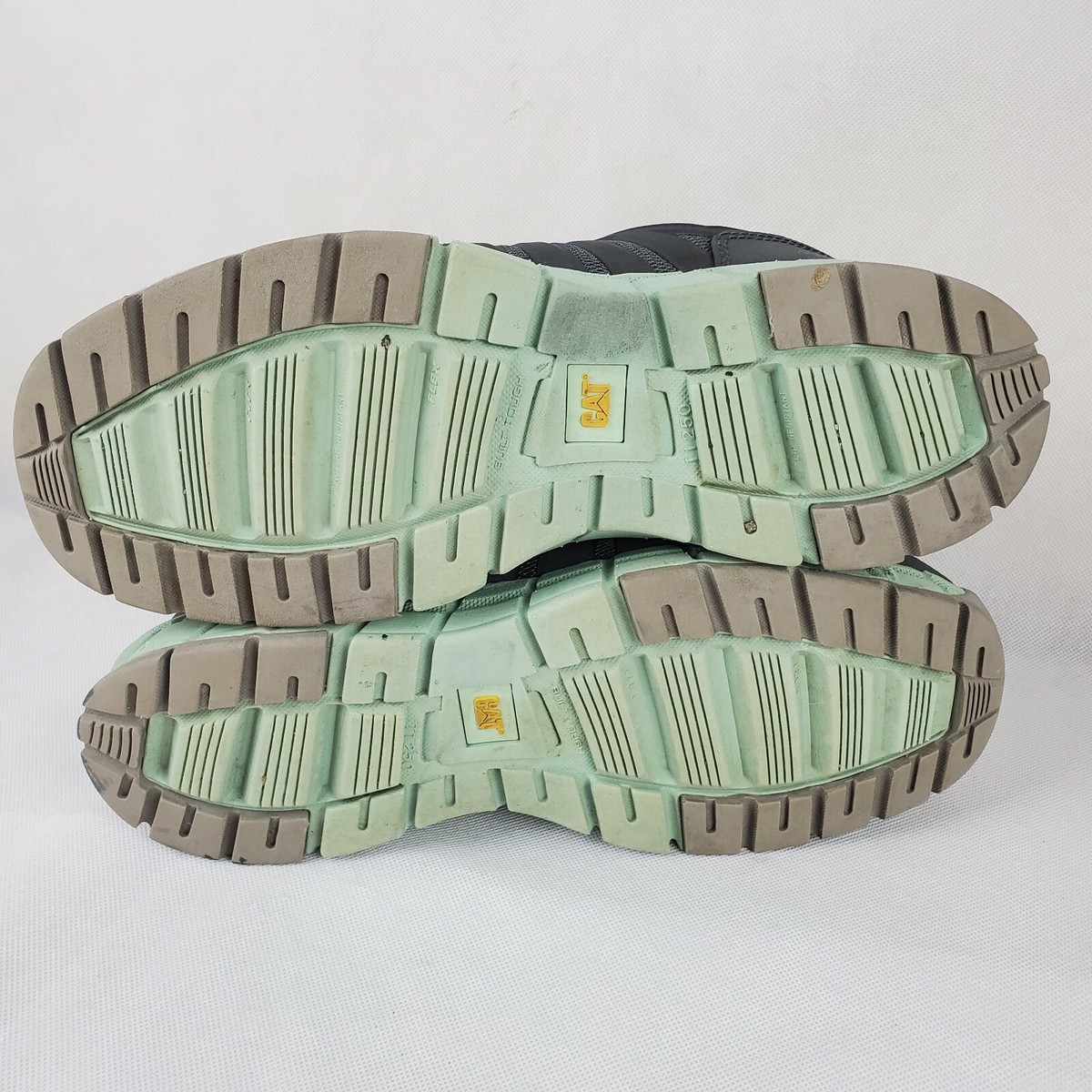 CATERPILLAR CAT Cameo Green Gray Shoes Womens Size 9.5 Work Safety
