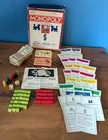 Vintage 1930s MONOPOLY Game Parker Brothers Wooden Pieces Depression Era 1936