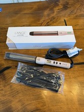 L ANGE Lustre 32mm Titanium Digital Curling Wand, Large Barrel, Blush