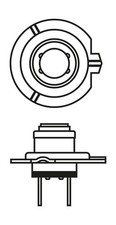 1x BOSCH 1 987 301 441 Gl&uuml;hlampe Fernscheinwerfer f&uuml;r Lancia Skoda Mitsubishi Me