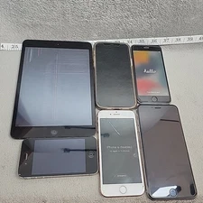 Apple iPhone & iPad Lot For Parts/Harvesting ONLY iPhone 12 8 6s Plus - READ