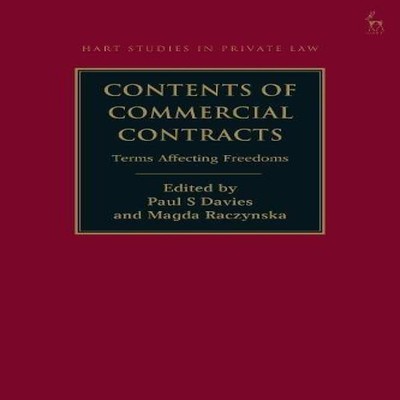 Contents of Commercial Contracts Terms Affecting Freedoms Bloomsb