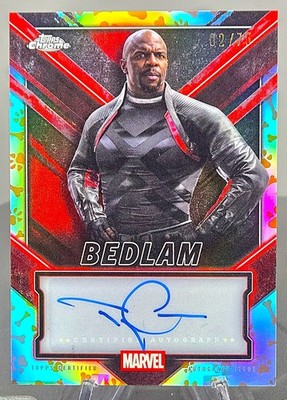 2025 Topps Chrome Deadpool BEDLAM TERRY CREWS AUTO Dogpool /75 #TC-TC